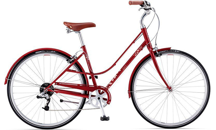 Фотография Велосипед Giant Via 2 W 28" (2014) 2014 Red